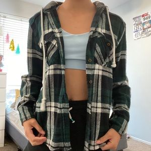 Green Plaid Flannel